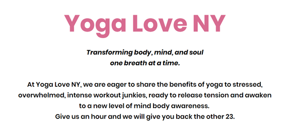 Yoga Love NY - Westchester Retail Leasing - 1 Bridge Street Irvington NY